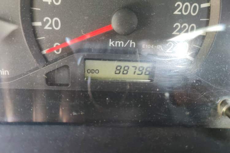 Used Toyota Corolla EX 2010 1.6L Manual Classic Edition Odometer Close Up