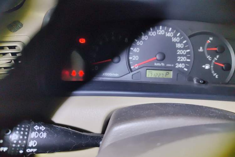 Used Toyota Corolla EX 2010 1.6L Automatic Classic Edition Odometer Close Up