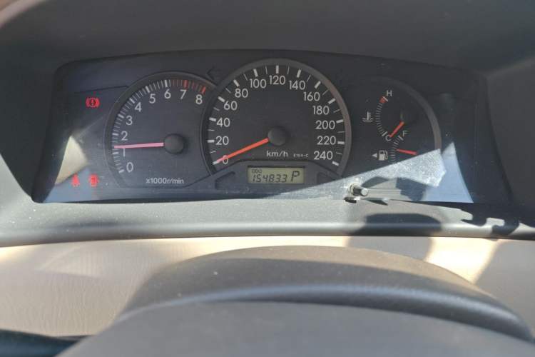 Used Toyota Corolla EX 2010 1.6L Automatic Classic Edition Odometer Close Up