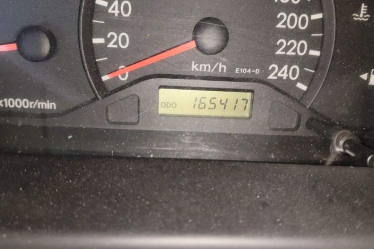 Used Toyota Corolla EX 2010 1.6L Manual Classic Edition Odometer Close Up