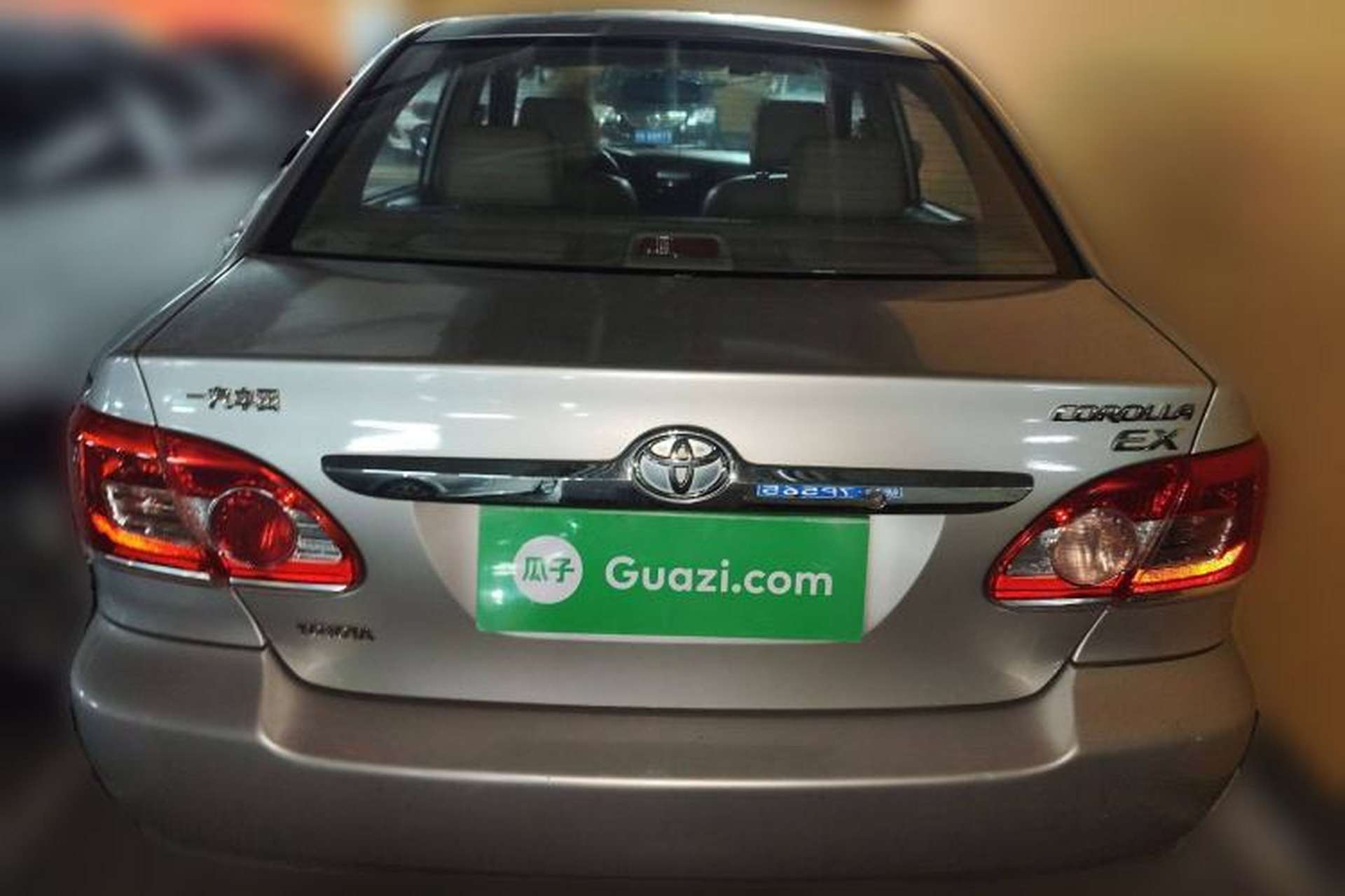 Used Toyota Corolla EX 2010 1.6L Automatic Luxury Edition Rear