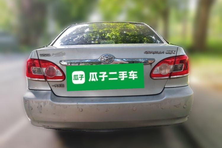 Used Toyota Corolla EX 2010 1.6L Manual Classic Edition Rear