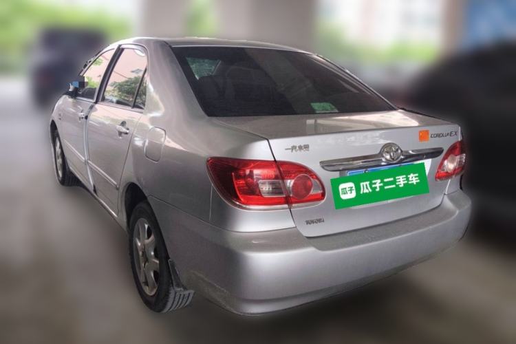 Used Toyota Corolla EX 2010 1.6L Manual Classic Edition Rear Left 45 Deg