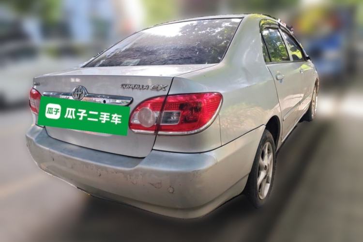 Used Toyota Corolla EX 2010 1.6L Manual Classic Edition Rear Right 45 Deg