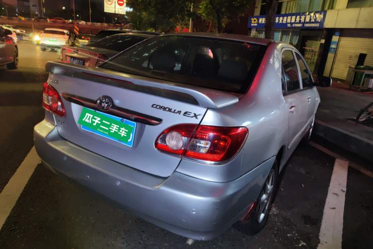 Used Toyota Corolla EX 2010 1.6L Automatic Classic Edition Rear Right 45 Deg