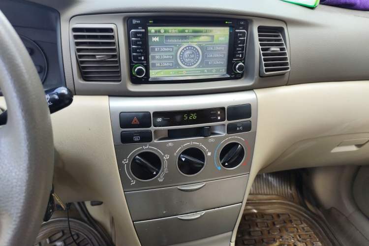Used Toyota Corolla EX 2010 1.6L Manual Luxury Edition Audio And AC Panel