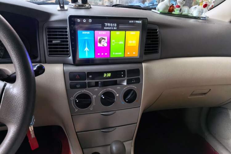 Used Toyota Corolla EX 2010 1.6L Automatic Luxury Edition Audio And AC Panel