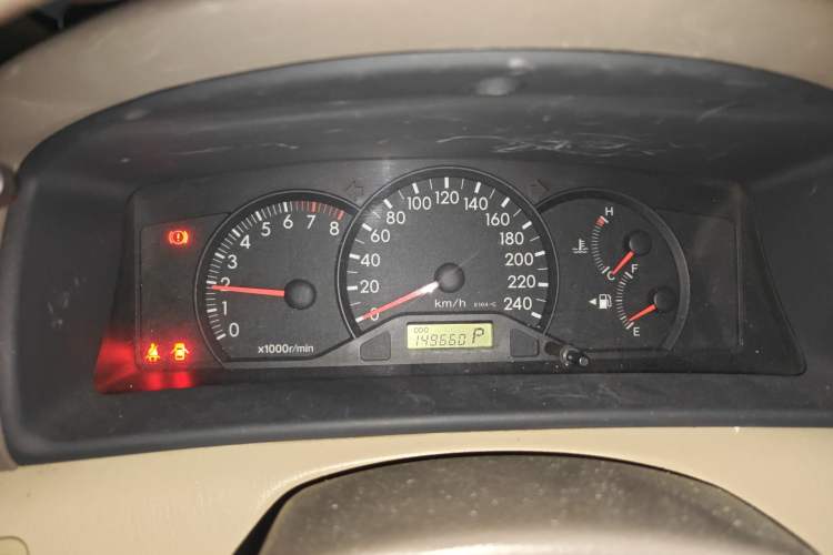 Used Toyota Corolla EX 2010 1.6L Automatic Luxury Edition Instrument Cluster