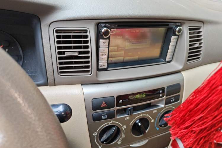 Used Toyota Corolla EX 2011 1.6L Automatic Classic Edition Audio And AC Panel