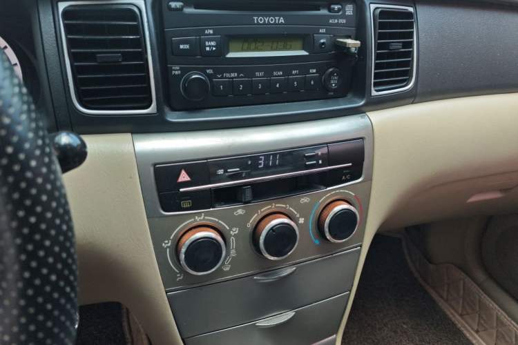 Used Toyota Corolla EX 2011 1.6L Automatic Classic Edition Audio And AC Panel