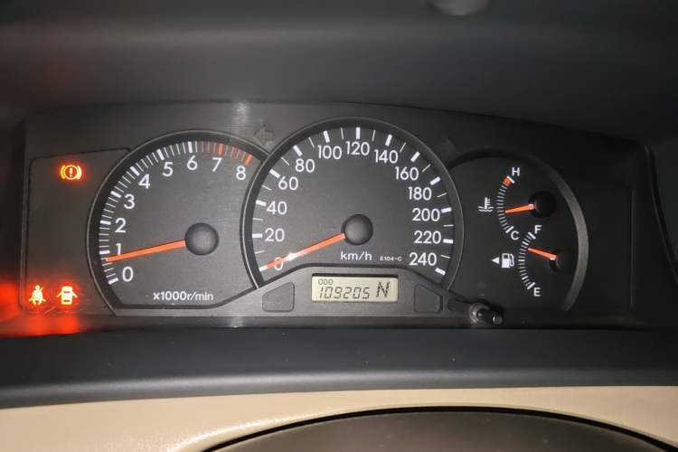 Used Toyota Corolla EX 2011 1.6L Automatic Classic Edition Instrument Cluster