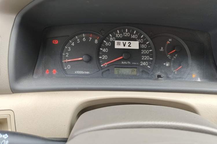 Used Toyota Corolla EX 2011 1.6L Automatic Classic Edition Odometer Close Up