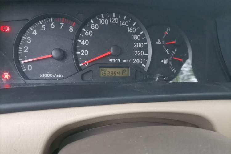 Used Toyota Corolla EX 2011 1.6L Automatic Classic Edition Odometer Close Up