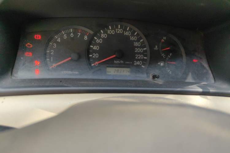 Used Toyota Corolla EX 2011 1.6L Manual Luxury Edition Odometer Close Up