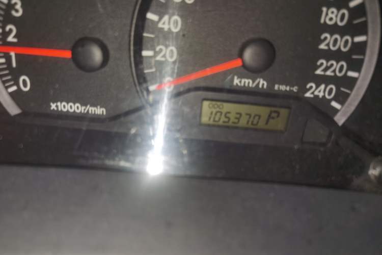 Used Toyota Corolla EX 2011 1.6L Automatic Classic Edition Odometer Close Up