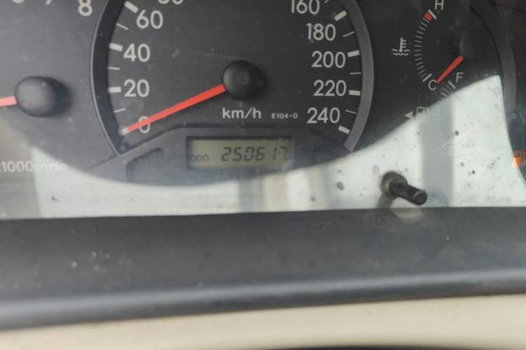 Used Toyota Corolla EX 2011 1.6L Manual Classic Edition Odometer Close Up