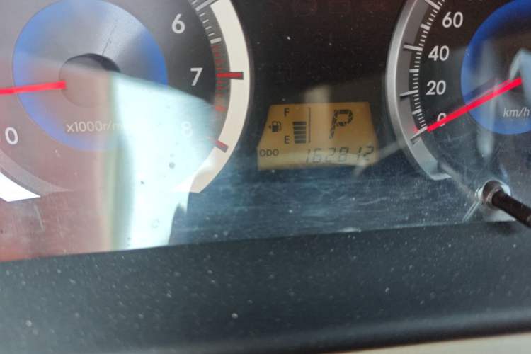 Used Toyota Corolla EX 2011 1.6L Automatic Classic Edition Odometer Close Up