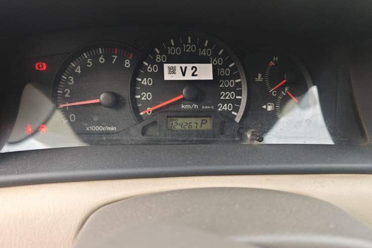 Used Toyota Corolla EX 2011 1.6L Automatic Luxury Edition Odometer Close Up