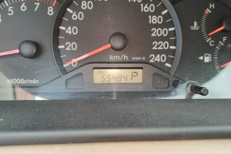 Used Toyota Corolla EX 2011 1.6L Automatic Classic Edition Odometer Close Up