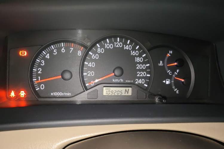 Used Toyota Corolla EX 2011 1.6L Automatic Classic Edition Odometer Close Up