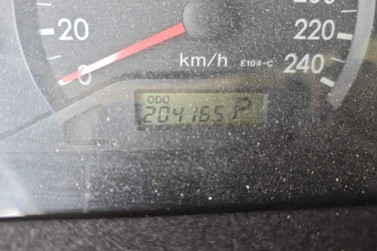 Used Toyota Corolla EX 2011 1.6L Automatic Classic Edition Odometer Close Up