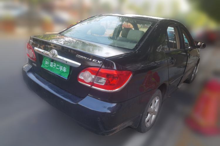 Used Toyota Corolla EX 2011 1.6L Automatic Luxury Edition Rear Right 45 Deg