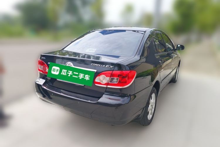 Used Toyota Corolla EX 2011 1.6L Automatic Classic Edition Rear Right 45 Deg