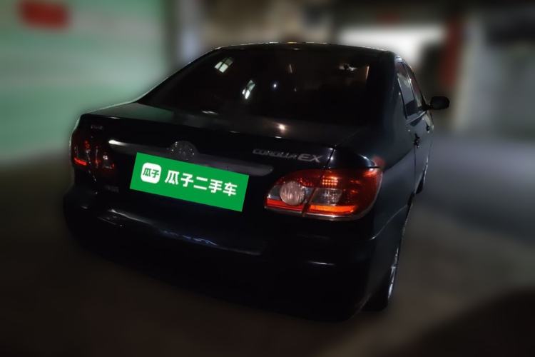 Used Toyota Corolla EX 2011 1.6L Automatic Classic Edition Rear Right 45 Deg
