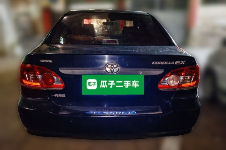 Used Toyota Corolla EX 2011 1.6L Automatic Classic Edition Rear