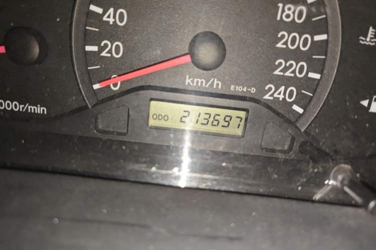 Used Toyota Corolla EX 2011 1.6L Manual Special Offer Version Odometer Close Up