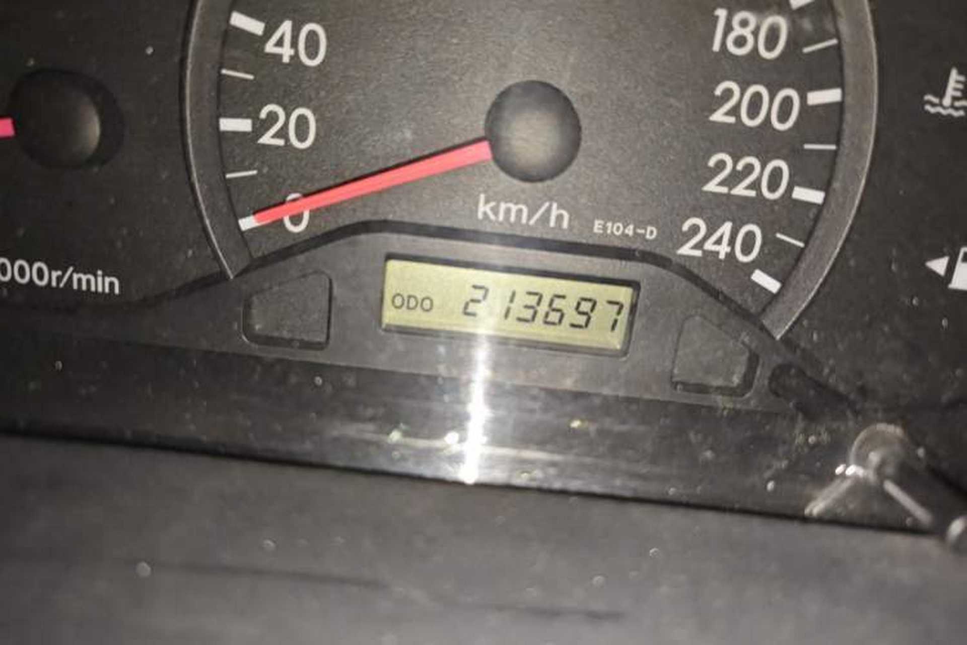 Used Toyota Corolla EX 2011 1.6L Manual Special Offer Version Odometer Close Up