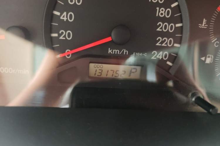 Used Toyota Corolla EX 2011 1.6L Automatic Classic Edition Odometer Close Up