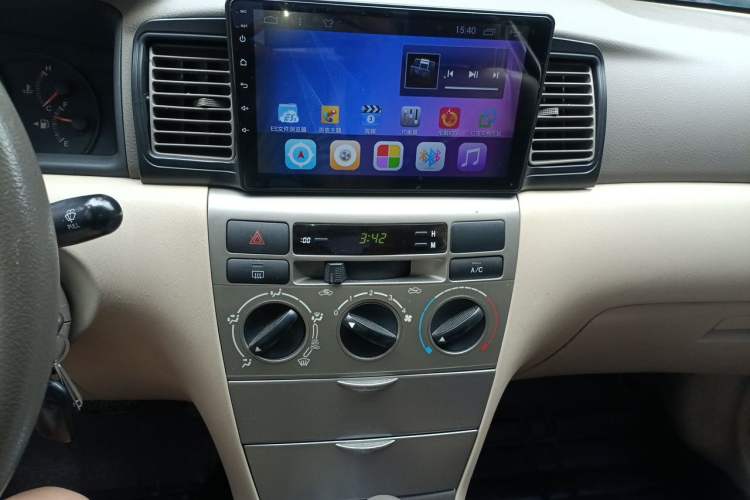 Used Toyota Corolla EX 2011 1.6L Automatic Classic Edition Audio And AC Panel