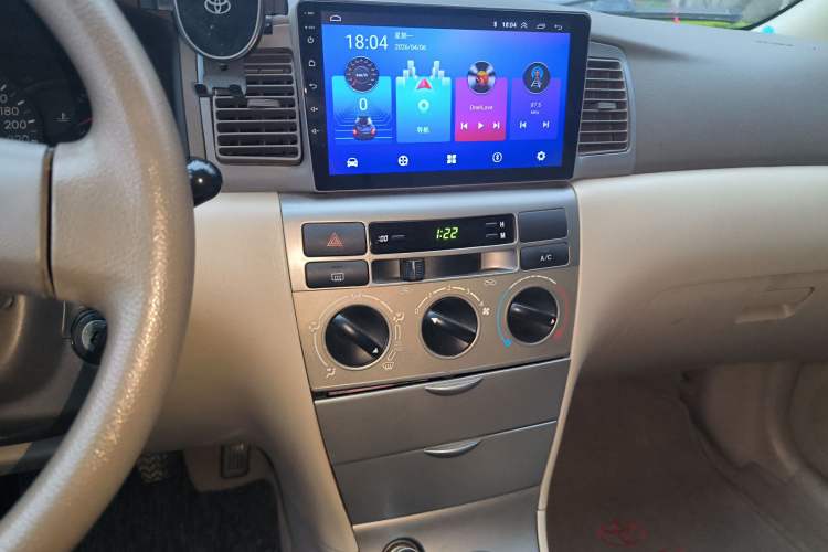 Used Toyota Corolla EX 2011 1.6L Manual Classic Edition Audio And AC Panel