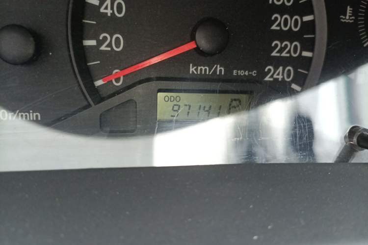 Used Toyota Corolla EX 2011 1.6L Automatic Classic Edition Odometer Close Up