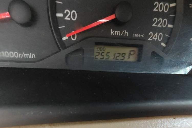 Used Toyota Corolla EX 2011 1.6L Automatic Classic Edition Odometer Close Up