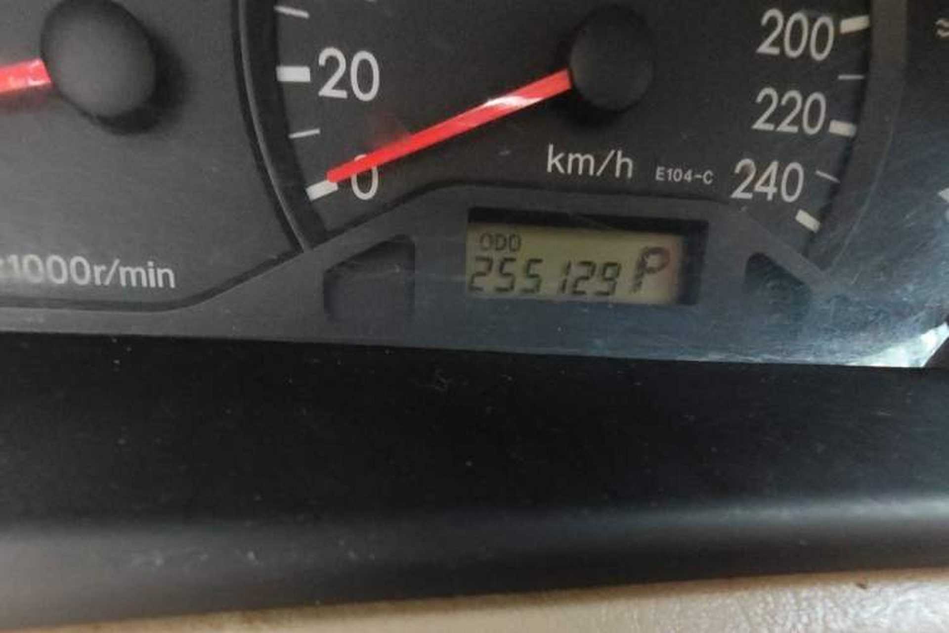 Used Toyota Corolla EX 2011 1.6L Automatic Classic Edition Odometer Close Up