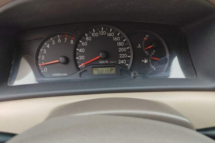 Used Toyota Corolla EX 2011 1.6L Automatic Classic Edition Odometer Close Up