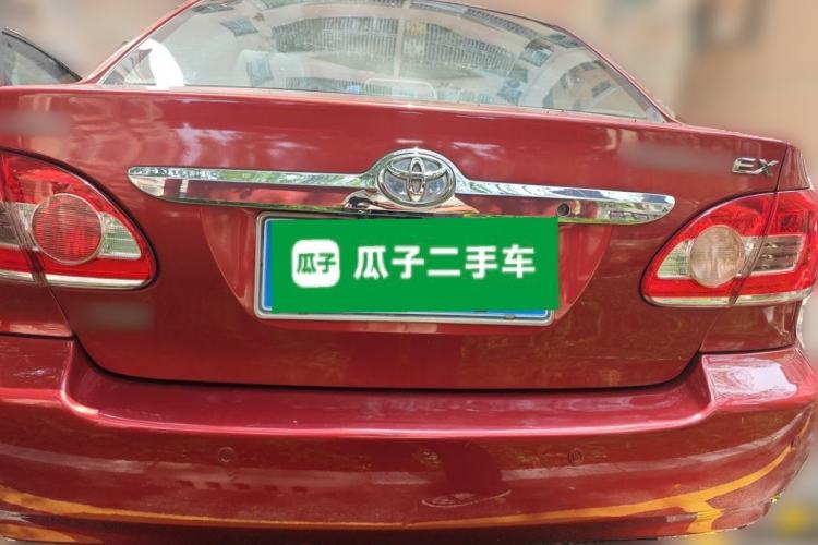 Used Toyota Corolla EX 2011 1.6L Automatic Classic Edition Rear