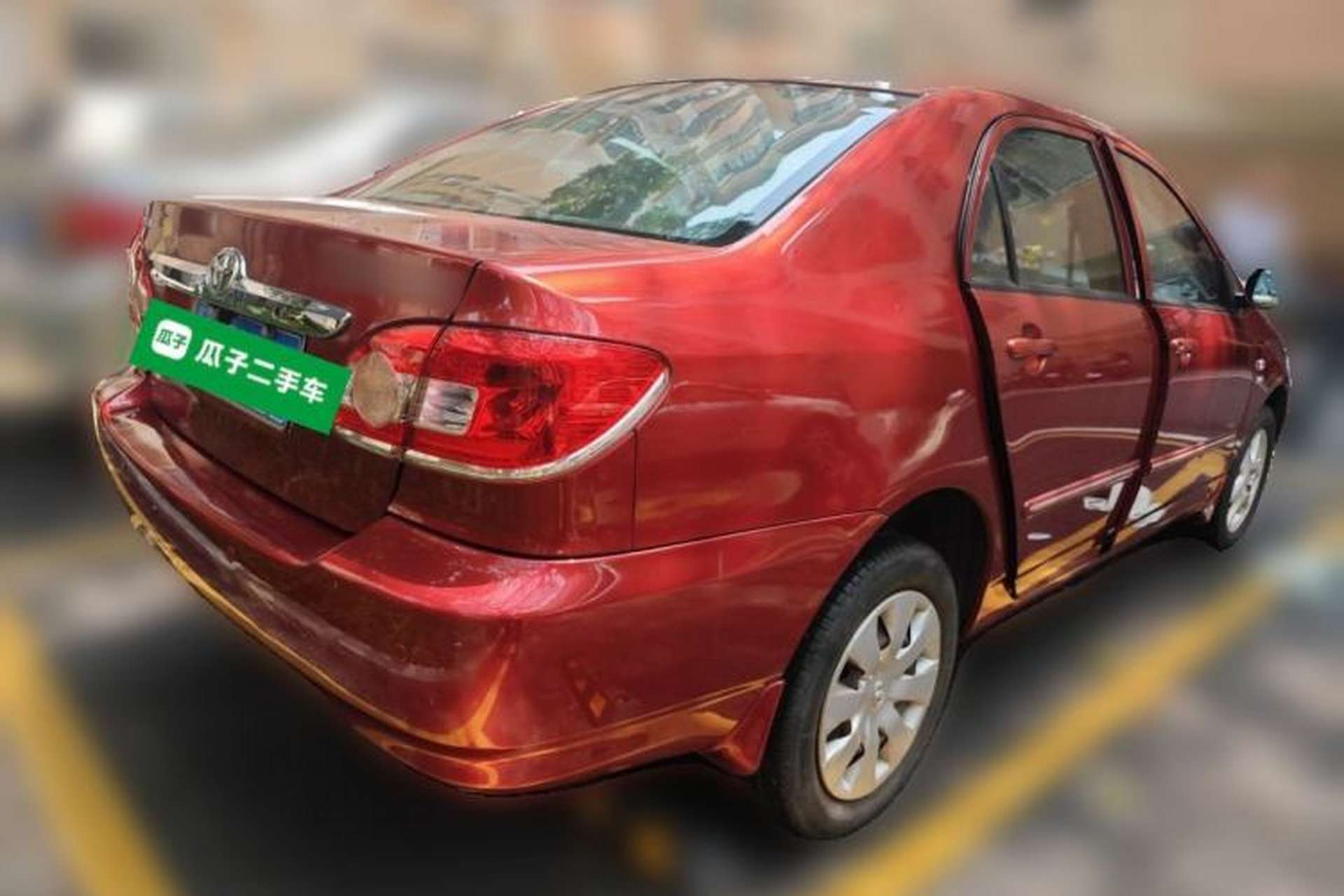 Used Toyota Corolla EX 2011 1.6L Automatic Classic Edition Rear Right 45 Deg