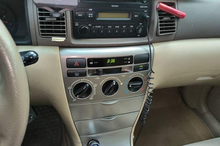Used Toyota Corolla EX 2011 1.6L Manual Classic Edition Audio And AC Panel