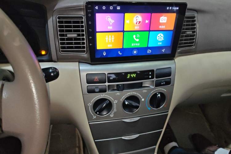 Used Toyota Corolla EX 2011 1.6L Automatic Classic Edition Audio And AC Panel