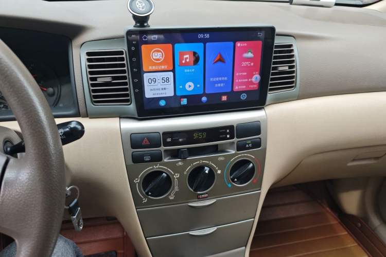 Used Toyota Corolla EX 2011 1.6L Automatic Classic Edition Audio And AC Panel