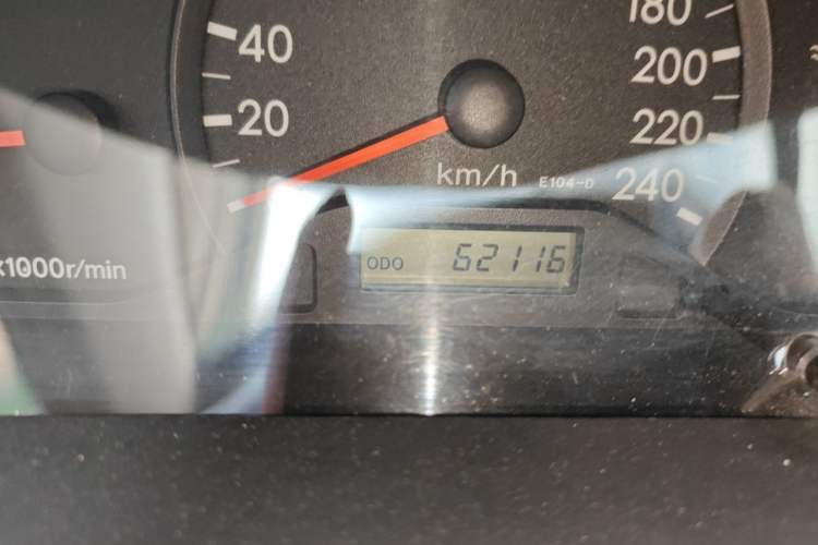 Used Toyota Corolla EX 2011 1.6L Manual Luxury Edition Odometer Close Up