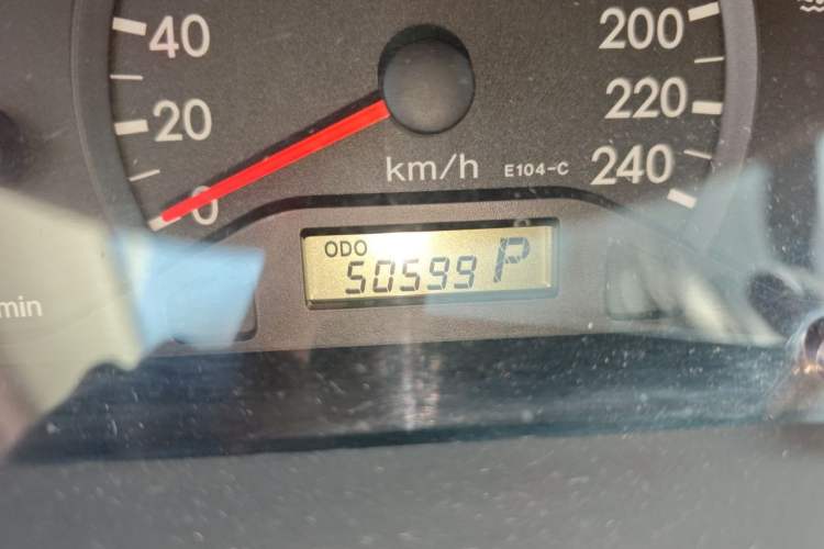 Used Toyota Corolla EX 2011 1.6L Automatic Classic Edition Odometer Close Up