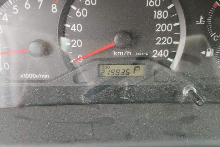 Used Toyota Corolla EX 2011 1.6L Automatic Classic Edition Odometer Close Up