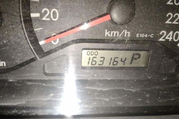 Used Toyota Corolla EX 2011 1.6L Automatic Classic Edition Odometer Close Up