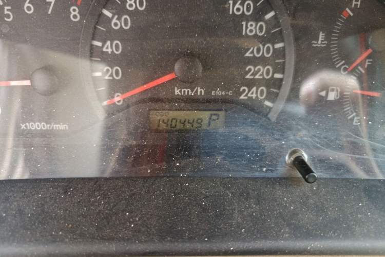 Used Toyota Corolla EX 2011 1.6L Automatic Classic Edition Odometer Close Up