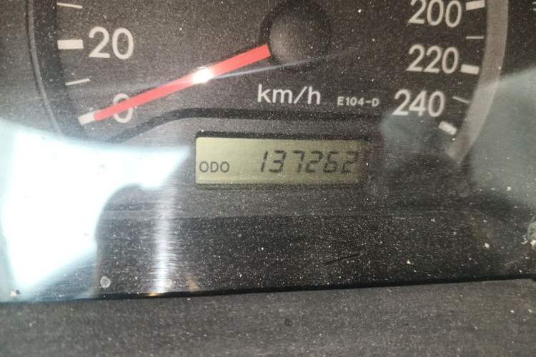 Used Toyota Corolla EX 2011 1.6L Manual Special Offer Version Odometer Close Up