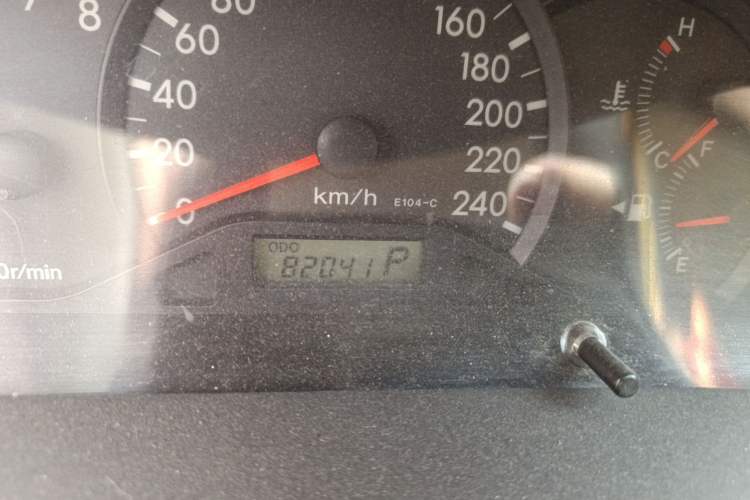 Used Toyota Corolla EX 2011 1.6L Automatic Classic Edition Odometer Close Up